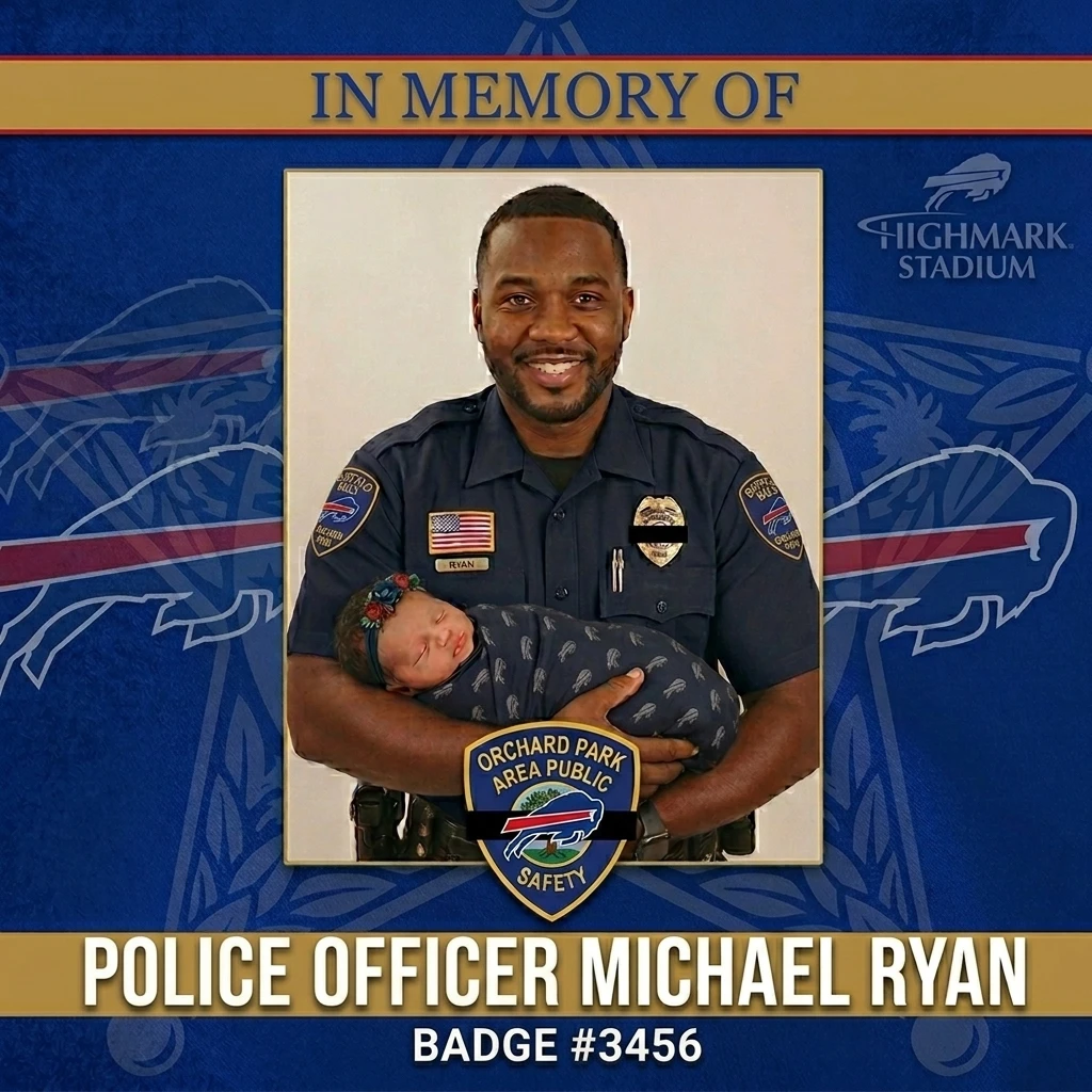 Orchard Park Police Officer Michael Ryan Dies After Crash, Bills Community Remembers a True Hero