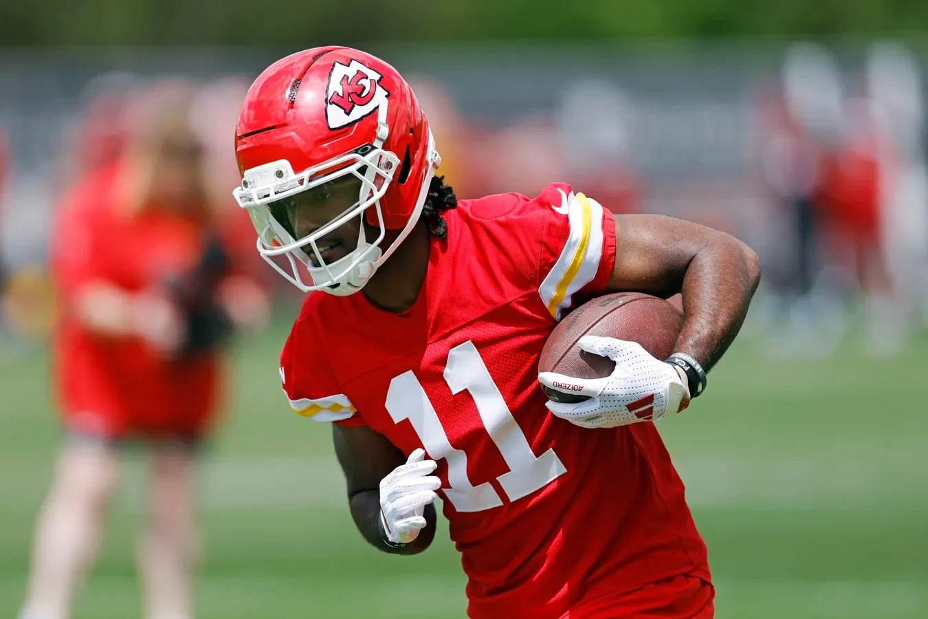 Chiefs move on from a promising rookie after just one year due to a serious knee issue that prevents him from continuing to play.