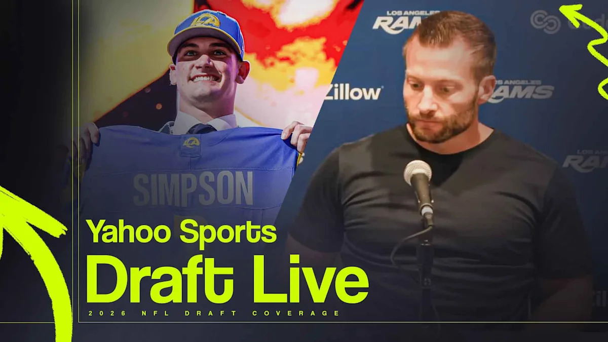 Why Sean McVay’s ‘muted’ Ty Simpson talk was intentional - Yahoo Sports