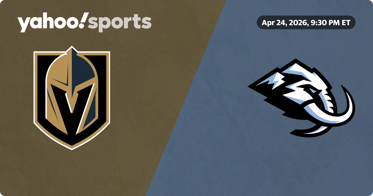 Vegas Golden Knights 2 - Utah Mammoth 4: Final score, results, recap, box score, stats - Yahoo Sports