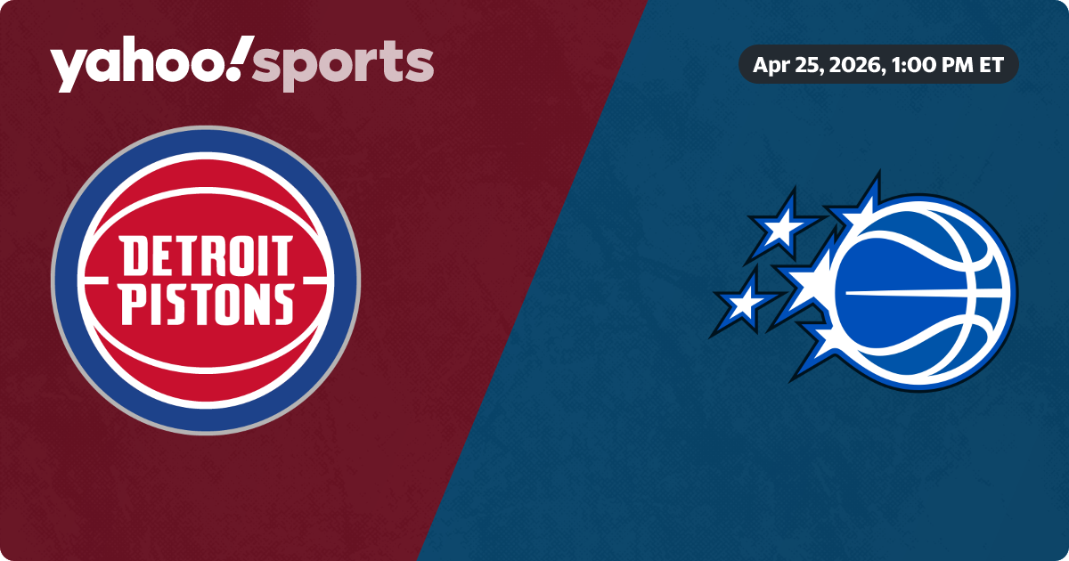 Detroit Pistons @ Orlando Magic: Live game updates, stats, play-by-play - Yahoo Sports