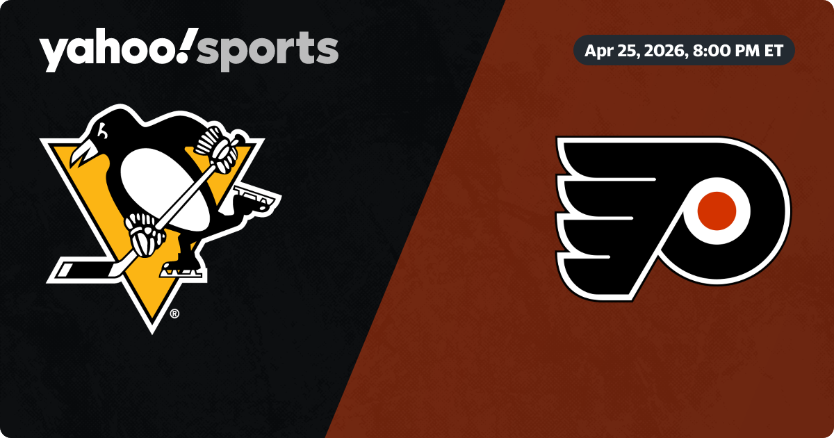 Pittsburgh Penguins @ Philadelphia Flyers: Live game updates, stats, play-by-play - Yahoo Sports