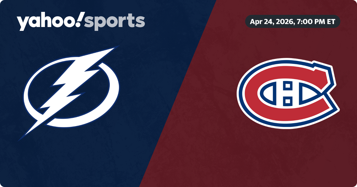 Tampa Bay Lightning 2 - Montreal Canadiens 3: Final score, results, recap, box score, stats - Yahoo Sports