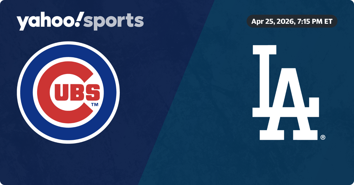 Chicago Cubs @ Los Angeles Dodgers: Live game updates, stats, play-by-play - Yahoo Sports