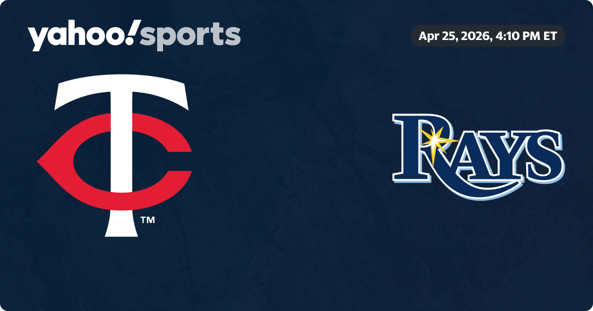 Minnesota Twins @ Tampa Bay Rays: Live game updates, stats, play-by-play - Yahoo Sports